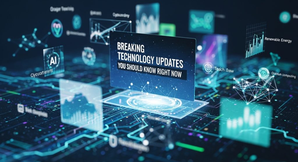 Breaking Technology Updates You Should Know Right Now